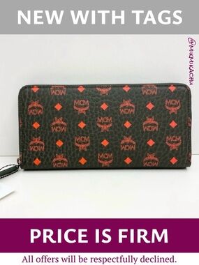 MCM Zip Around Wallet